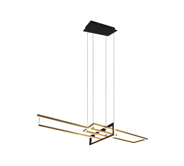 SALINAS LED-ANHENG MATTE MESSING/MATTE SORT