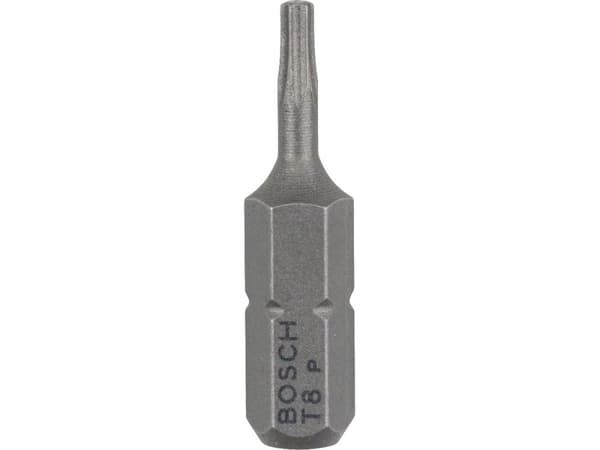 Bosch 2 607 001 601, 3 stykker, Torx, T8, Stål, 25 mm, 25,4 / 4 mm (1 / 4")