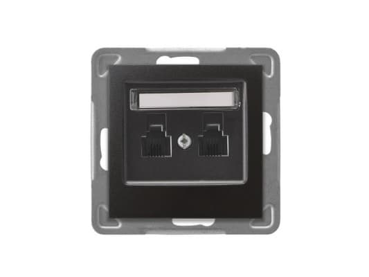 Ospel GPT-2YN/m/50, Antracit, IP20, 71 mm, 34 mm, 71 mm, 55,5 g