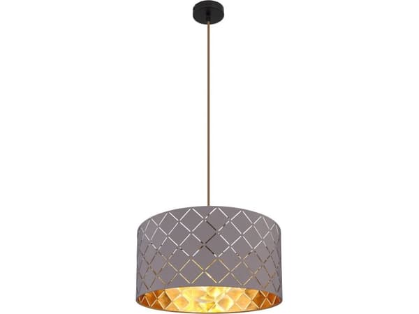 Hanging lamp Globo Modern ceiling lamp LED Ready gray Globo CINDY 15584H