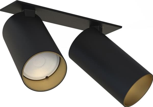 Ceiling lamp Nowodvorski Black directional ceiling lamp Mono 7690 metal spotlights for the kitchen