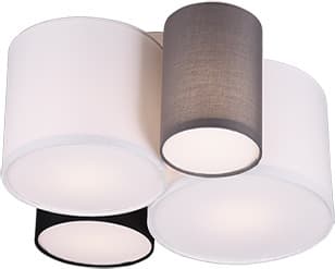 Trio Hotel ceiling lamp 4 x E27, multicolored