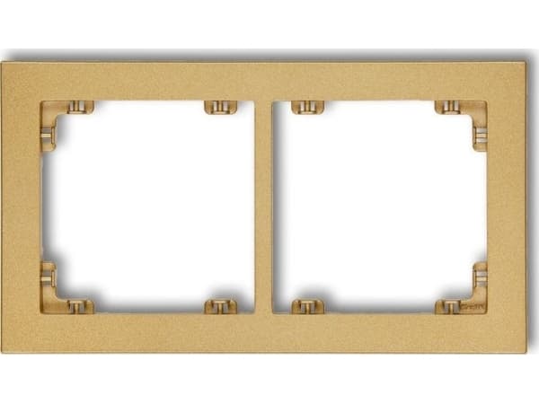 Karlik DECO Universal dubbelram av plast, guld 29DR-2