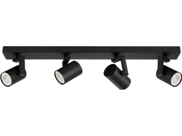 Italux Spot ceiling lamp, black Italux Mola SPL-2846-4 BL