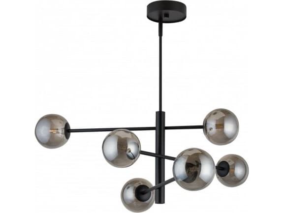 Sigma moderne kulelampe svart (32072)