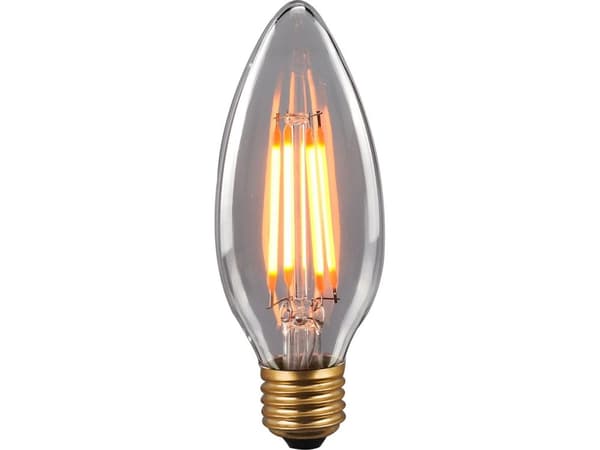 Italux Smoked E27 6W varm Italux led-lampa 380635