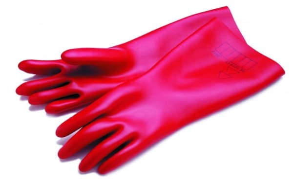 Cimco 140238, Isolerende hansker, Rød, Voksen, Unisex, Beskyttelse mot elektrostatisk utladning (ESD), 1 stykker