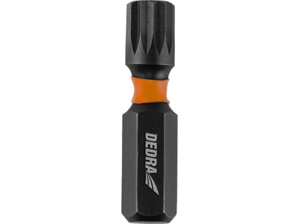 Dedra Slagbits 8x32mm Spline M12, 2 st. blister