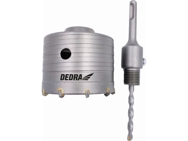 Dedra 100 mm HM kärnborrkrona med SDS+ skaft