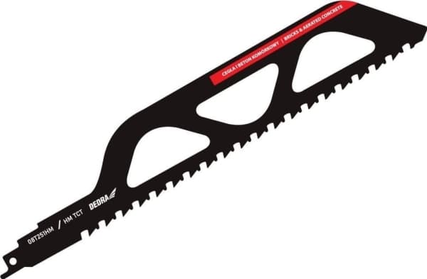 Dedra Reciprocating saw blade 305/255mm, cellular concrete, carbide
