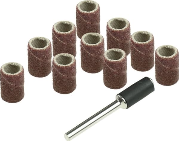 Dedra Slipebånd 6,3mm, K60, K120, 11 stk