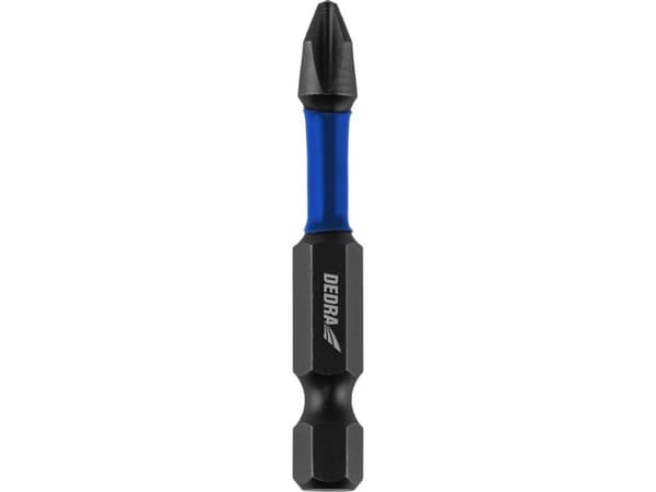 Dedra Impact skrutrekkerbits PH1/2/3x50mm, 3 stk blister