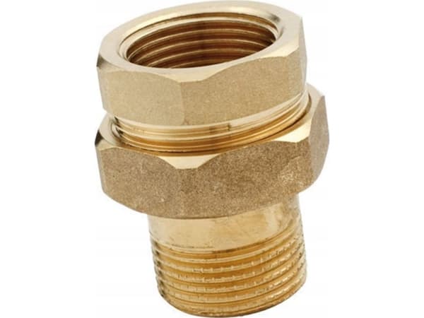 Hydroland 1/2" Kulmamessinkipultti O-renkaalla ( SR.K.15 ) H.// ŁM.ŚK.15.H