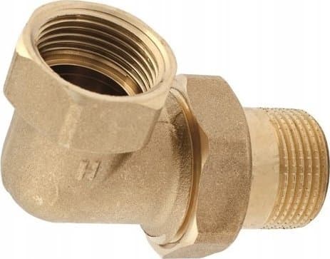Hydroland 1/2" Kulmamessinkipultti O-renkaalla ( SR.K.15 ) H.// ŁM.ŚK.15.H
