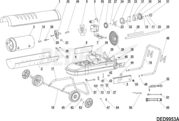 Dedra Pump impeller
