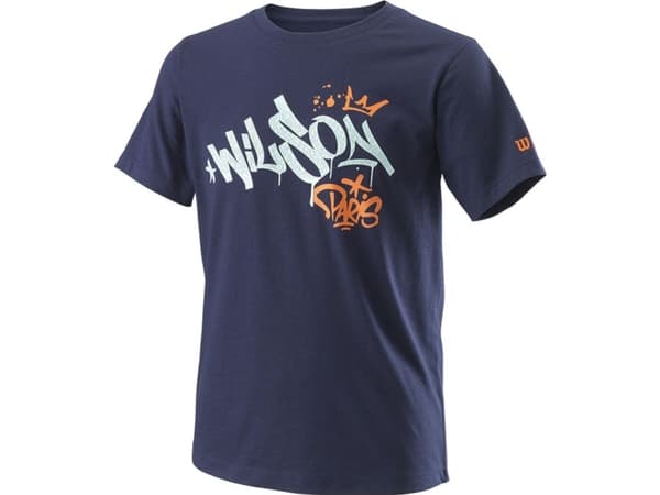 Wilson Wilson Paris Hope Tech Youth Tee WRA816001 Granatowe L