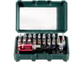 Miniatyrbilde 4 av 5: Metabo - Spissett for skrutrekker - 32 deler - torx, phillips, pozidriv, hex, slot, inngrepssikret torx - lengde: 25 mm - for Metabo BS 14.4 MOBILE W