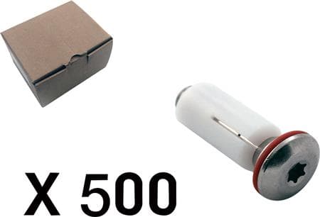CUBIC Dækselskrue m/skive pakke med 500 stk.