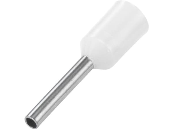 Vogt Verbindungstechnik 470108 Kabelskor 0,50 mm² Delvis isolerade Vit 100 st