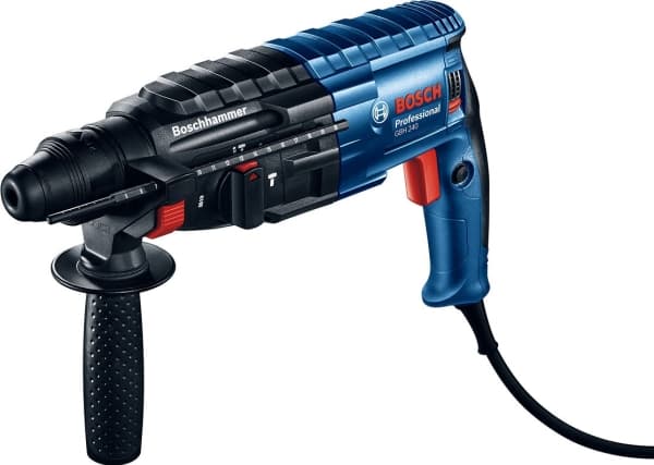 BOSCH.poravasara GBH 240 790W 2.7J + SDS poranterät 5kpl.