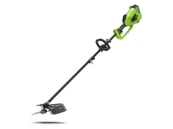 Greenworks GD40BC, Siimatrimmeri, 40 cm, D-lenkkinen kahva, 2 mm, 5300 RPM, Musta, Vihreä