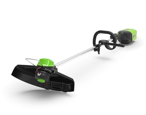 Greenworks GD60LT, Trådkutter, 40 cm, D-sløyfet håndgrep, 2 mm, Sort, Grønn, Grå, Batteri