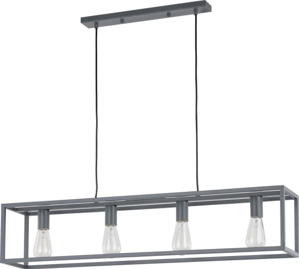 Italux Sigalo industriell klassisk grå taklampa (MD-BR4366-D4 GR)