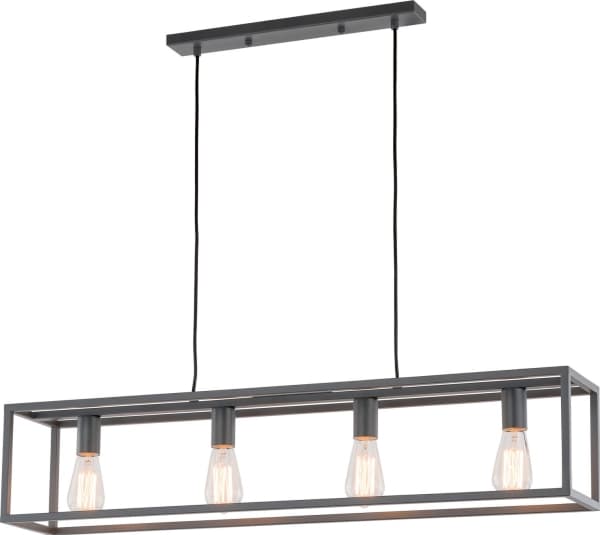 Italux Sigalo industriell hengende lampe, klassisk grå (MD-BR4366-D4 GR)