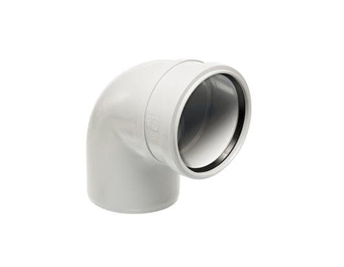 Uponor Decibel böj 110 mm 88,5° med 1 hylsa