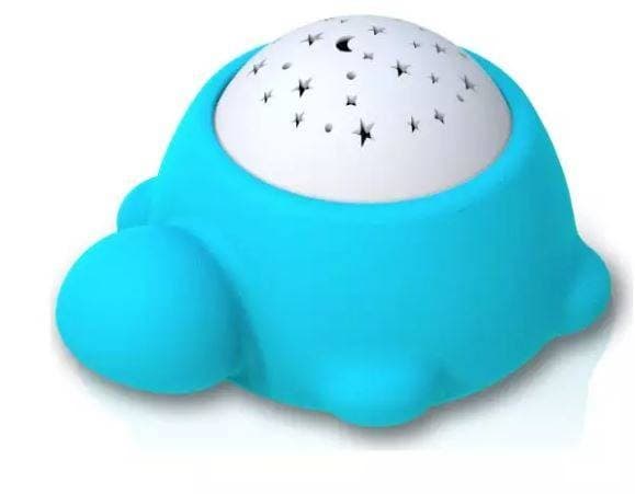 Mesmed Nattlampa, projektor med speldosa, Turtle Light Lamp