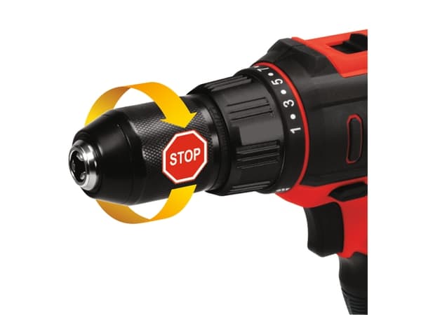 Yato YT-82060, Boremaskin med pistolgrep, Nøkkelløs, II, IPX0, 1,3 cm, 1450 RPM