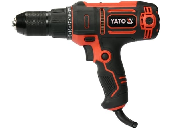 Yato YT-82060, Boremaskin med pistolgrep, Nøkkelløs, II, IPX0, 1,3 cm, 1450 RPM