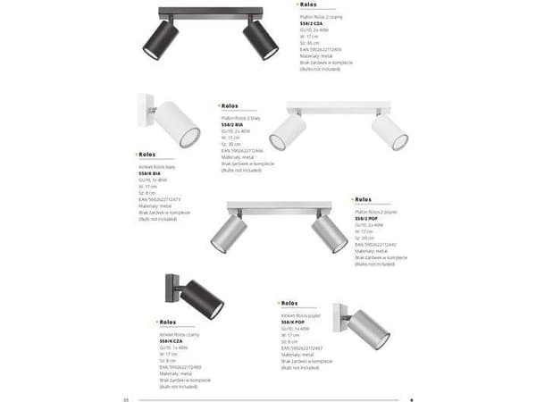 Taklampe Lampex Taklampe Rolos 3x40W (655/3B BIA)