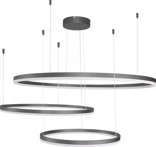 Torino taklampa Azzardo Happy 3 3X40W G9 taklampa vit/krom 2192-3P