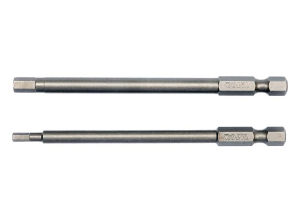 Yato YT-0494, 2 kpl, Kuusikulmainen (metrinen), Terästä, 100 mm, 25,4 / 4 mm (1 / 4")