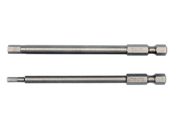 Yato YT-0494, 2 kpl, Kuusikulmainen (metrinen), Terästä, 100 mm, 25,4 / 4 mm (1 / 4")