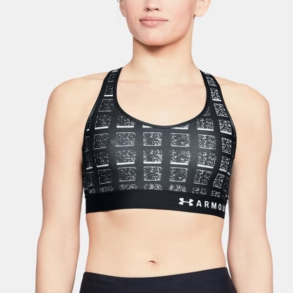Under Armor Top Mid Keyhole black r. XS (1307197 002)