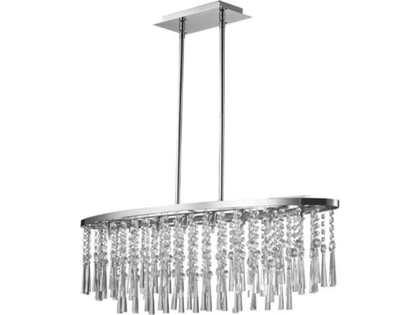 Hanging lamp Spotlight Hanging lamp chrome above the table Spotlight LUXORIA 9028828