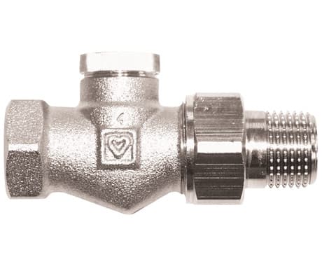 Herz Straight 1/2" radiatorreturventil (1372341)