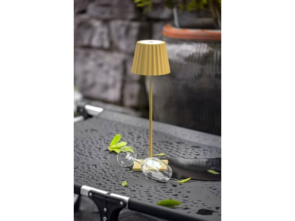 Sompex Troll 2.0, Bordsbelysning för utomhusbruk, Gul, Gjuten aluminium, IP54, Trädgård, LED