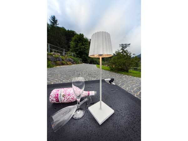 Sompex Troll 2.0, Bordsbelysning för utomhusbruk, Gul, Gjuten aluminium, IP54, Trädgård, LED