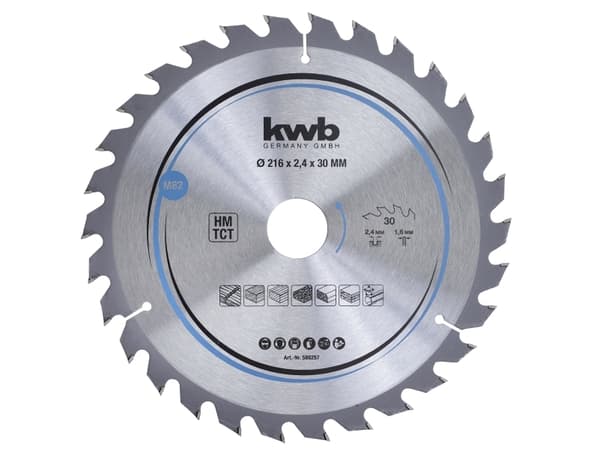 kwb 588257, Tungsten Carbide Tipped (TCT), 1 styck