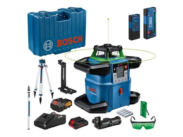 Bosch GRL 650 CHVG, 70 m, 1,5 mm/m, 360°, 650 m, 600 rpm, vaaka/pysty