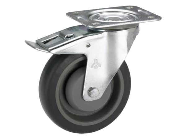 dörner + helmer 716565F 716565F Hjul Hjuldiameter: 100 mm Bæreevne (maks.): 150 kg 1 stk
