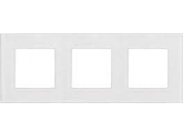 Maclean Glasram Maclean MCE731W trippel , vit , 86x86mm