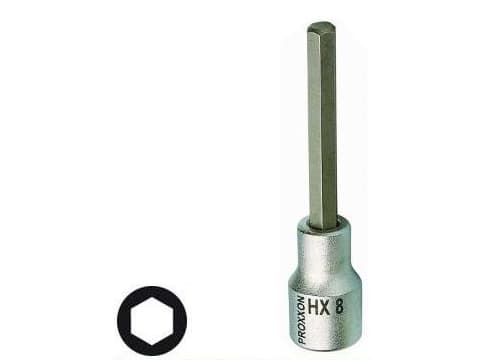 Proxxon Hexagon socket hode socket 1/2" H6 x 100mm lang (PR23475)