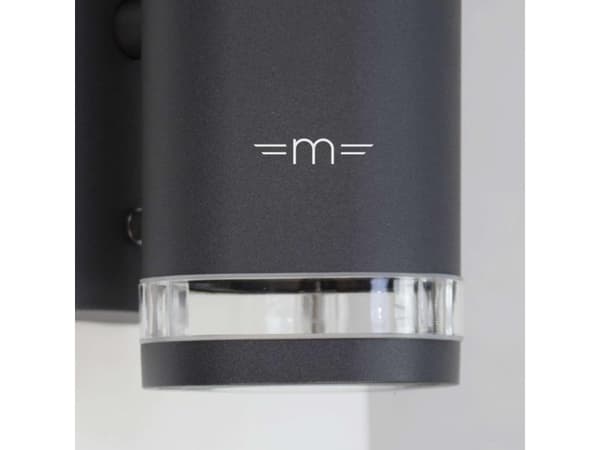 Italux utomhus vägglampa NOELL 238 Italux IP44 väggmonterad armatur utomhus tuba vägglampa grafit