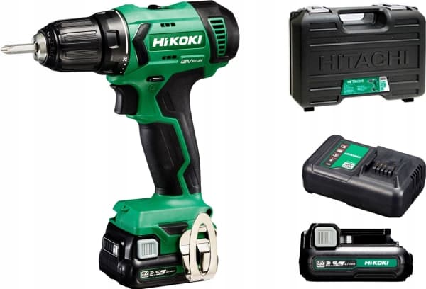HIKOKI DRILL/DRILL 12V 38Nm 2x2,5Ah DS12DA WFZ