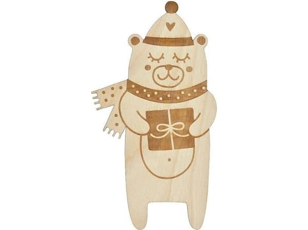 Milin Puinen kirjanmerkki - Neiti Teddy Bear