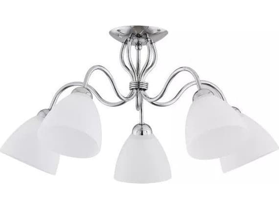 Hanging lamp Alfa Hanging lamp overhang Alfa Ariel 5x60W E27 white/chrome 22605